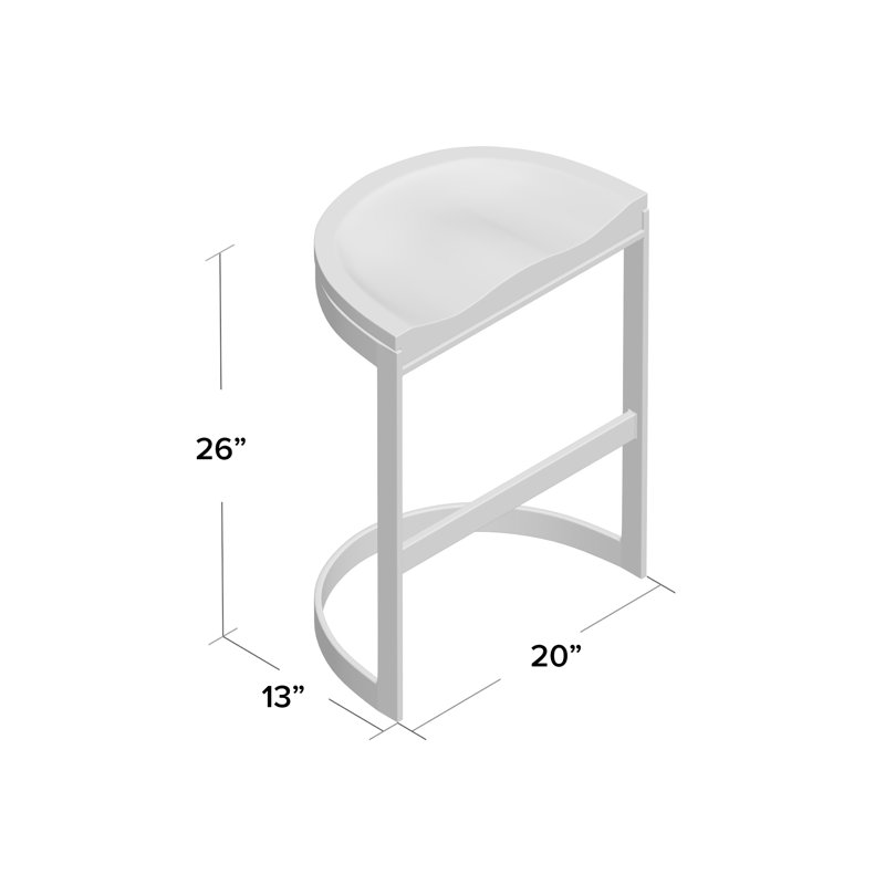 Birch Lane™ Eleanor Solid Wood Bar & Counter Stool & Reviews Wayfair
